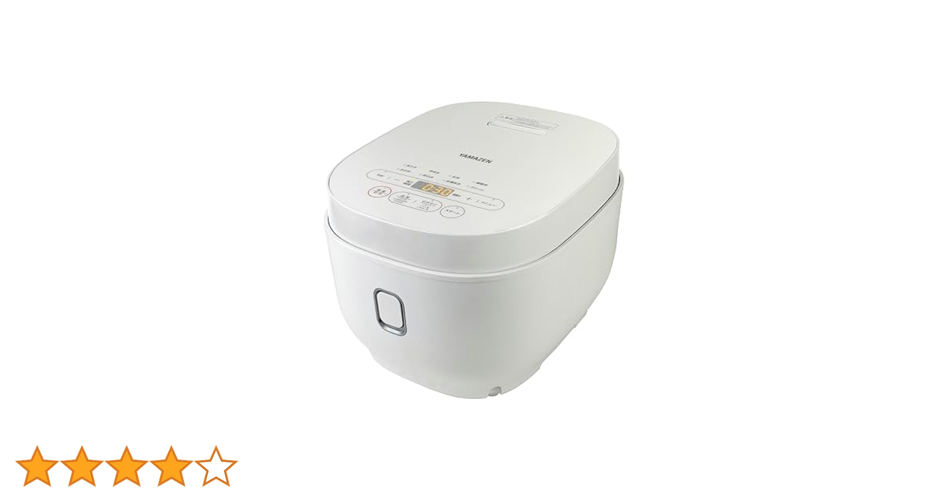 新品未使用箱不良　YAMAZEN5.5合マイコン炊飯器 YJP-DM102(W) 山善 炊飯器 5.5合 マイコン式炊飯器 5.5合炊き 一人暮らし
